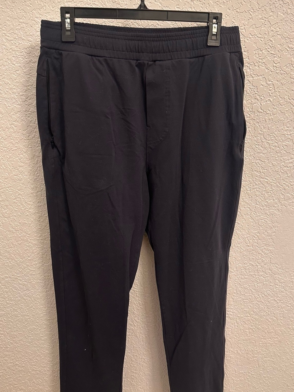 Men's Black Stretch Jogger Pants